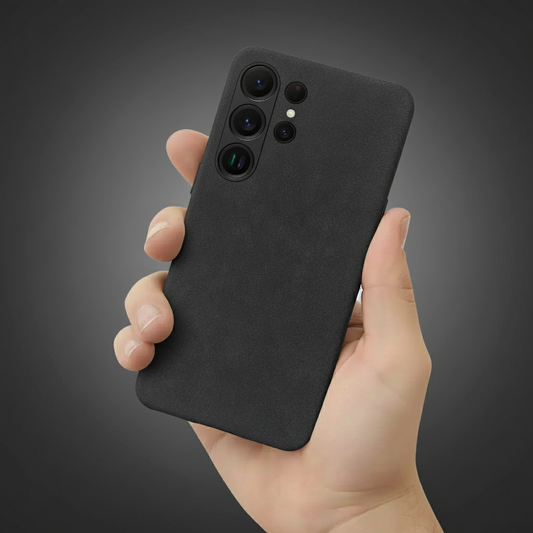 Alcantara® Leder Premium Handyhülle für Samsung Galaxy S24/25 Ultra