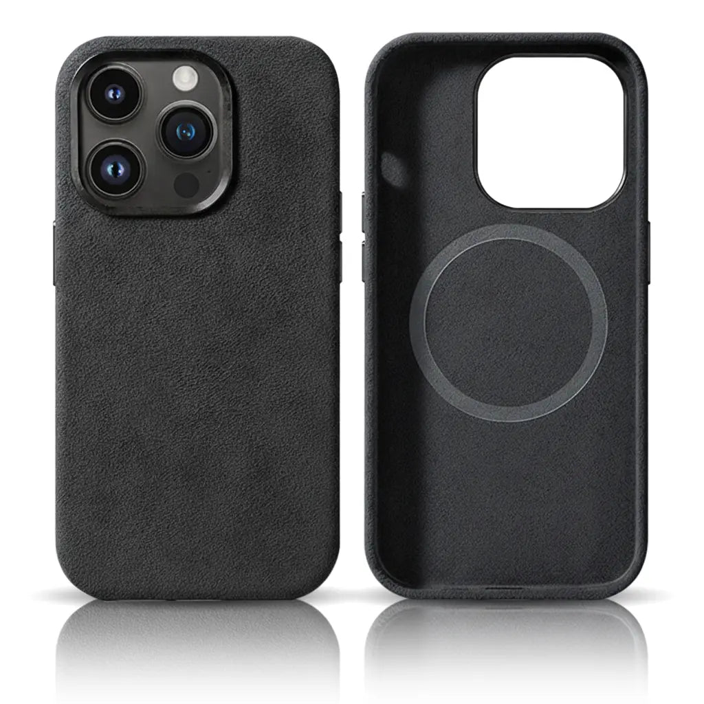 Alcantara® Leder Premiumhülle für iPhone 14-17