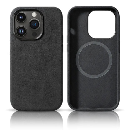 Alcantara® Leder Premiumhülle für iPhone 14-17