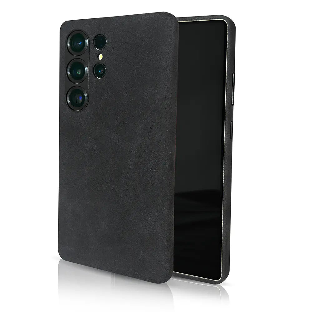 Alcantara® Leder Premium Handyhülle für Samsung Galaxy S24/25 Ultra