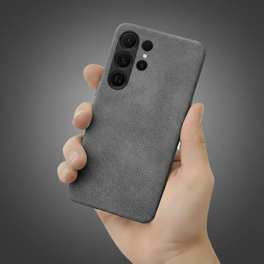 Alcantara® Leder Premium Handyhülle für Samsung Galaxy S24/25 Ultra