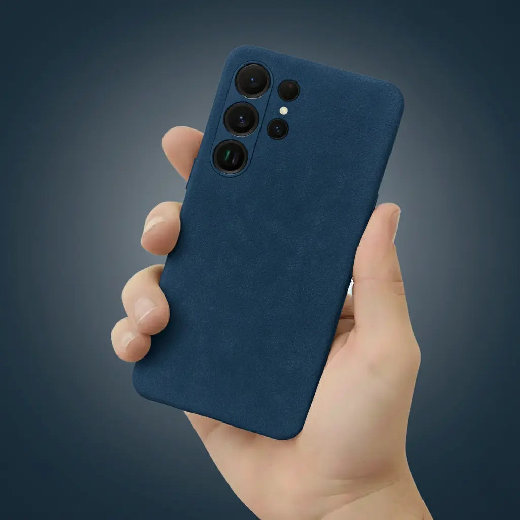 Alcantara® Leder Premium Handyhülle für Samsung Galaxy S24/25 Ultra