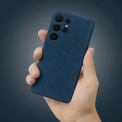 Alcantara® Leder Premium Handyhülle für Samsung Galaxy S24/25 Ultra