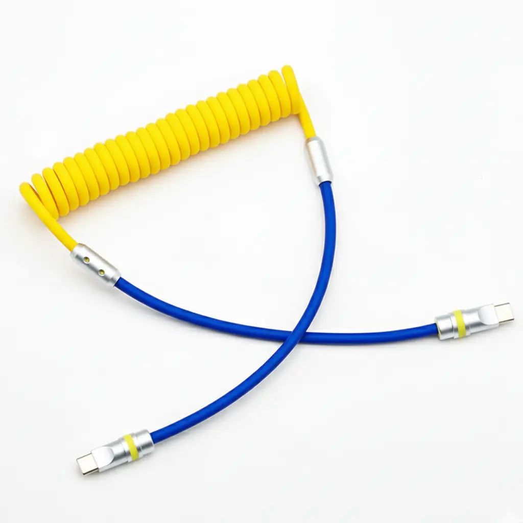 240W Spring Silicone Fast Charging Cable