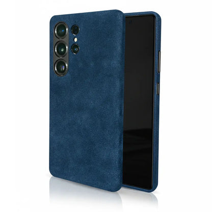 Alcantara® Leder Premium Handyhülle für Samsung Galaxy S24/25 Ultra