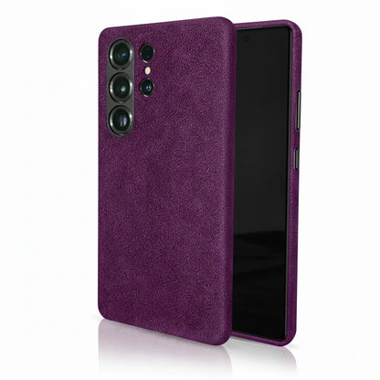 Alcantara® Leder Premium Handyhülle für Samsung Galaxy S24/25 Ultra