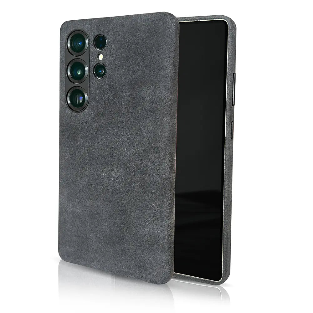 Alcantara® Leder Premium Handyhülle für Samsung Galaxy S24/25 Ultra