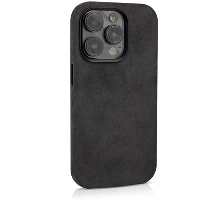 Alcantara® Leder Premiumhülle für iPhone 14-17