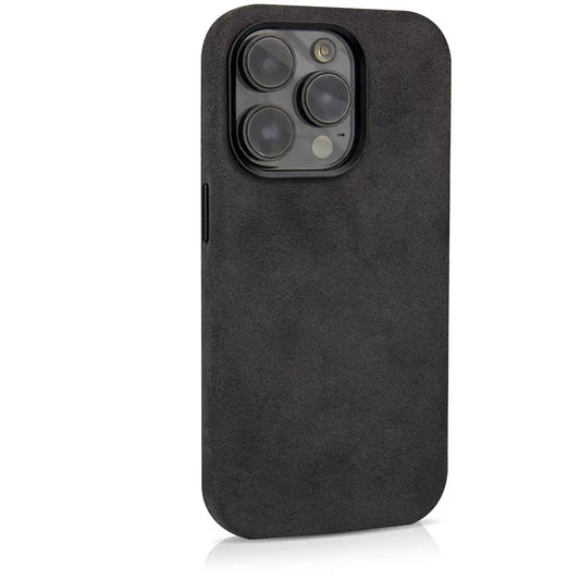 Alcantara® Leder Premiumhülle für iPhone 14-17
