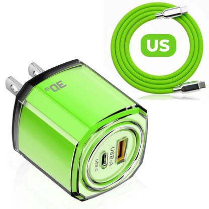 PixxelCase® - 30W Fast USB-C Charger US/EU/UK