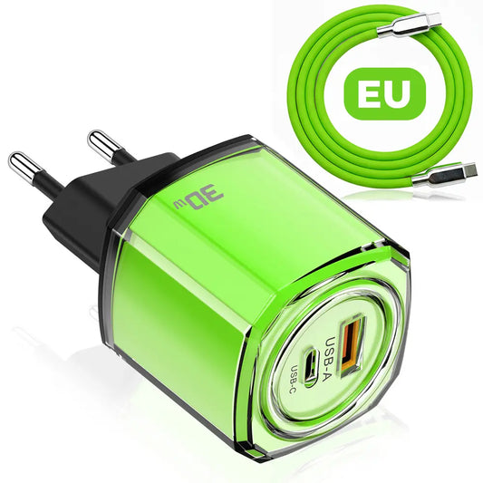 PixxelCase® – 30W USB-C Schnellladegerät (US/EU/UK)