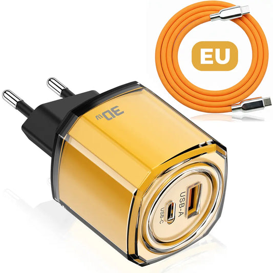 PixxelCase® – 30W USB-C Schnellladegerät (US/EU/UK)