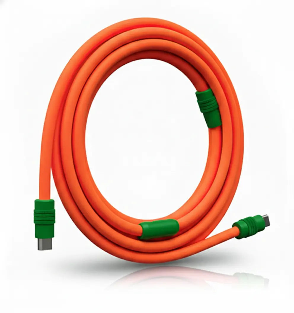 Colored Ultra-Soft Silicone Data-Cables for Fast Charging