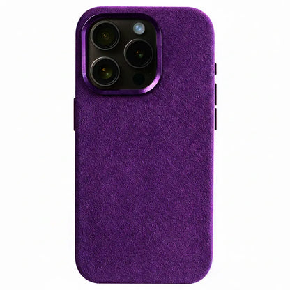 Alcantara® Leder Premiumhülle für iPhone 14-17