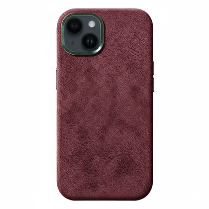 Alcantara® Leder Premiumhülle für iPhone 14-17