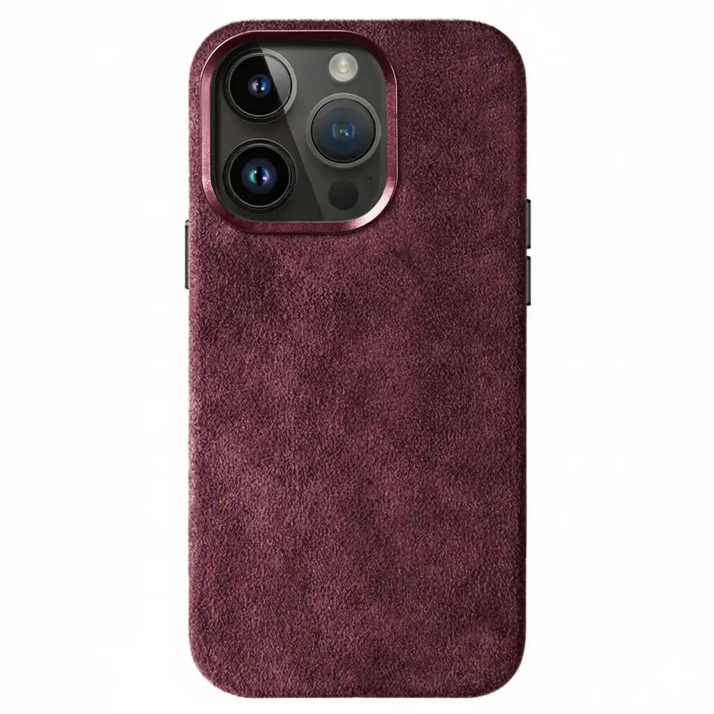 Alcantara® Leder Premiumhülle für iPhone 14-17