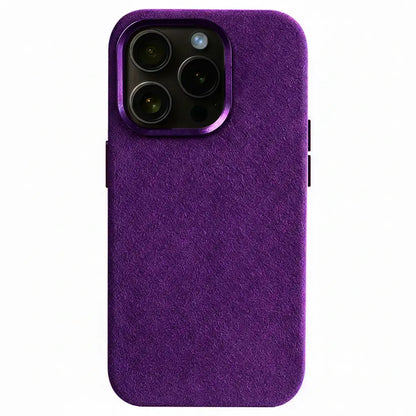 Alcantara® Leder Premiumhülle für iPhone 14-17