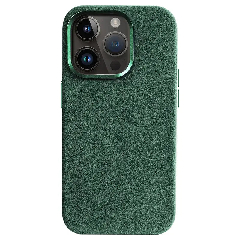 Alcantara® Leder Premiumhülle für iPhone 14-17